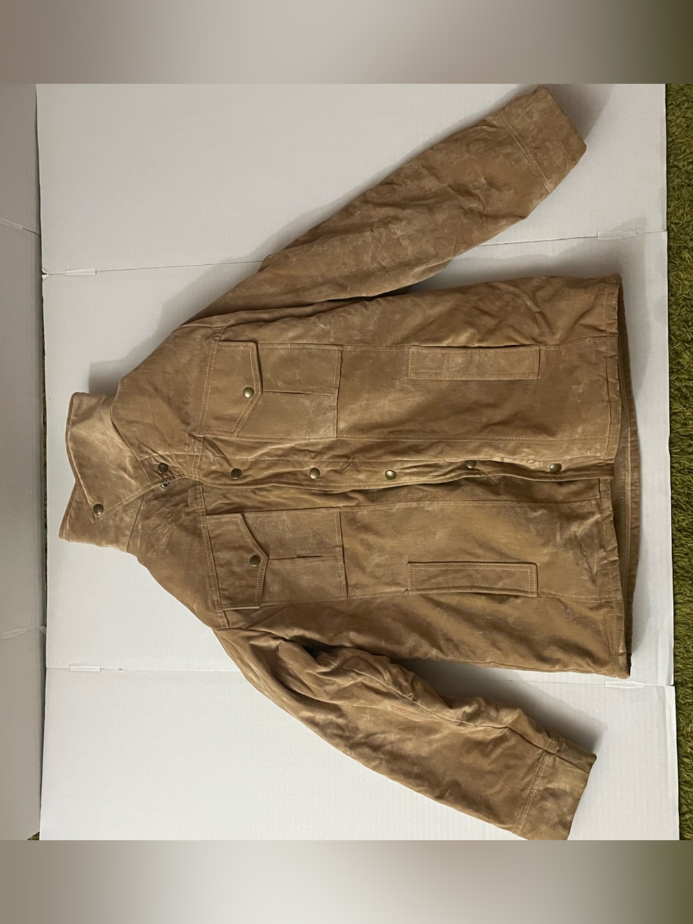 jcpenney Brown Suede Bomber Coat